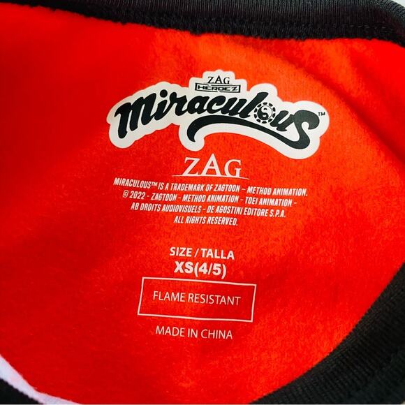 Miraculous Ladybug | Miraculous Ladybug Pajama Set Fuzzy Socks Set NWT XS - Picture 7 of 8